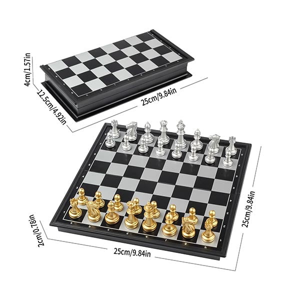 Jeu d'échecs magnétique - 4 aimants différents - variante cluster - jeu  d'échecs, Jeux